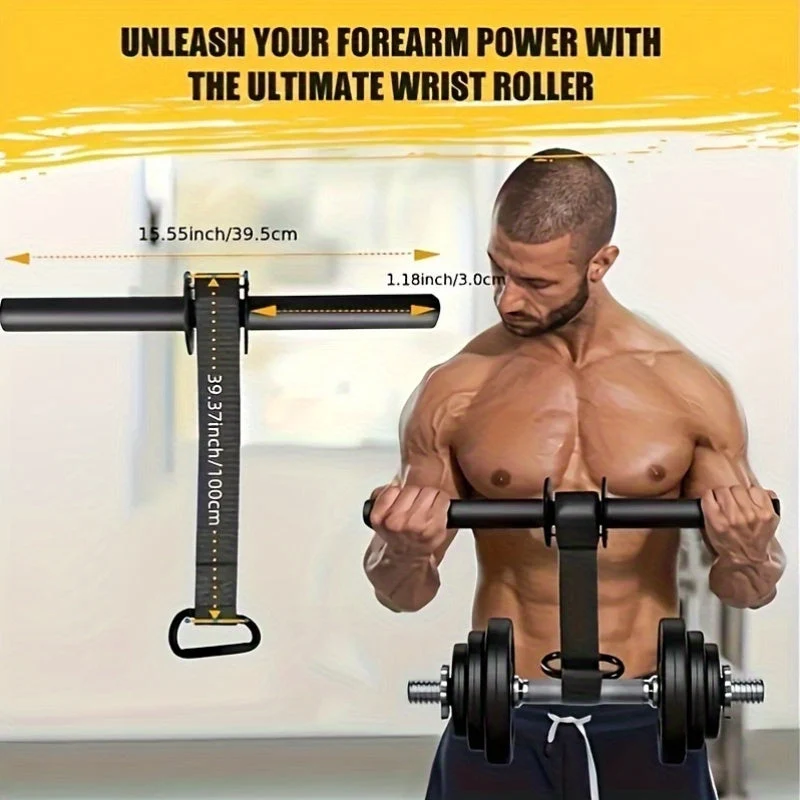Euroselle Iron Wrist Strengthener For Grip And Forearm Training