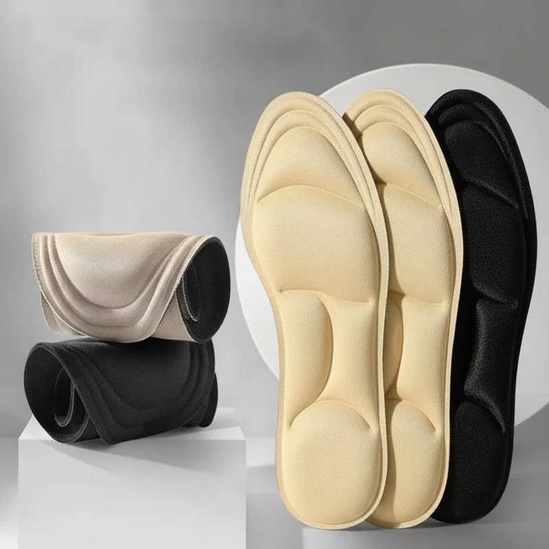 Euroselle Breathable Memory Foam Insoles With Arch Support for All Day Comfort