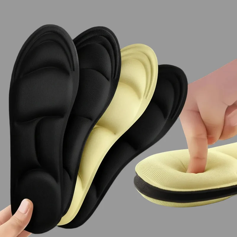 Euroselle Breathable Memory Foam Insoles With Arch Support for All Day Comfort