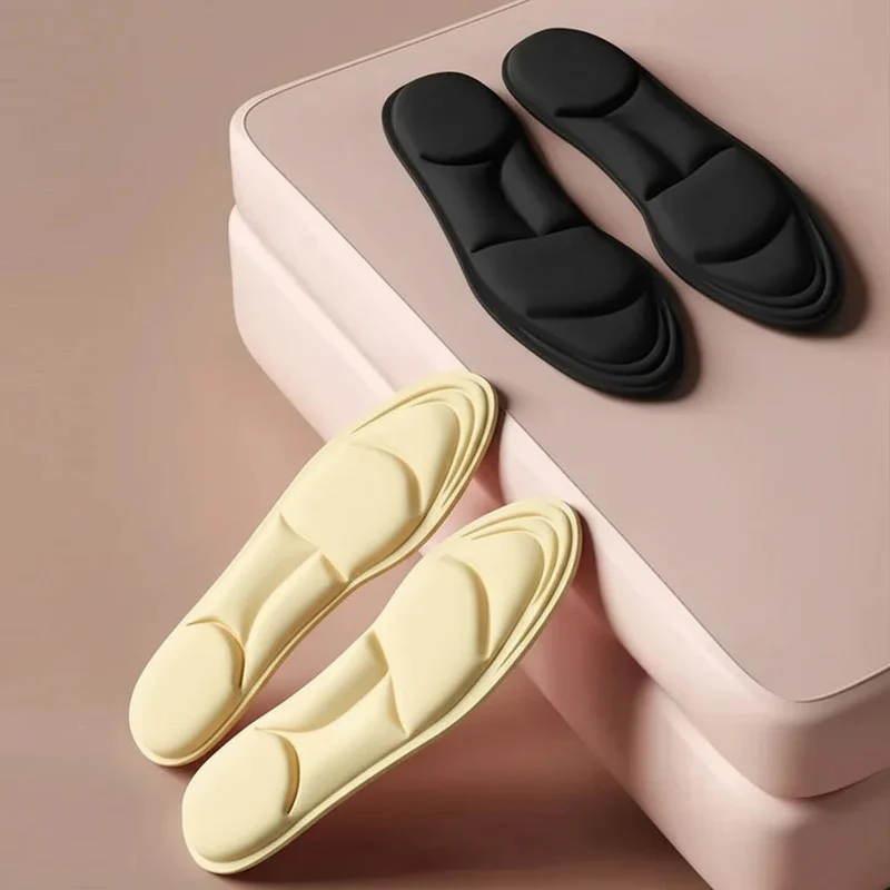 Euroselle Breathable Memory Foam Insoles With Arch Support for All Day Comfort
