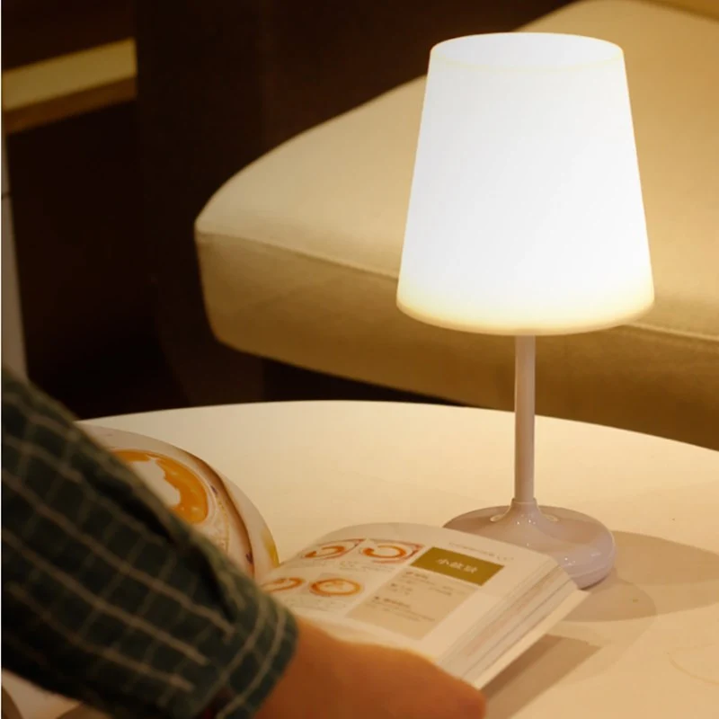 Euroselle USB Rechargeable LED Desk Lamp With Touch Control Dimmable