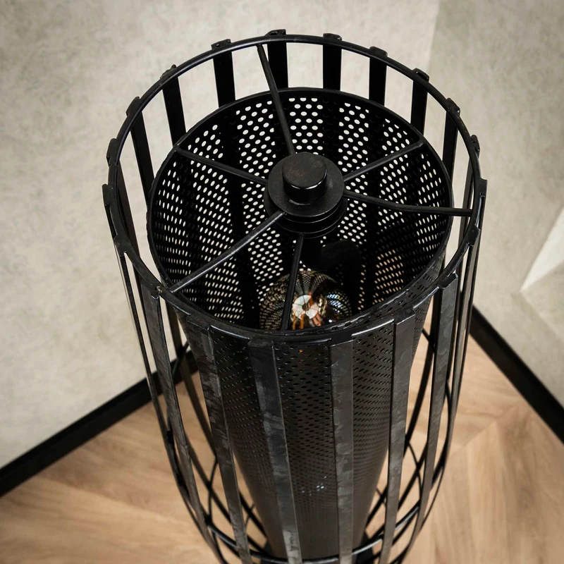 Stehlampe 120 3L Zylinder mesh