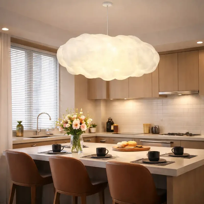 Euroselle Floating Cloud Pendant Light for Contemporary Dining Rooms