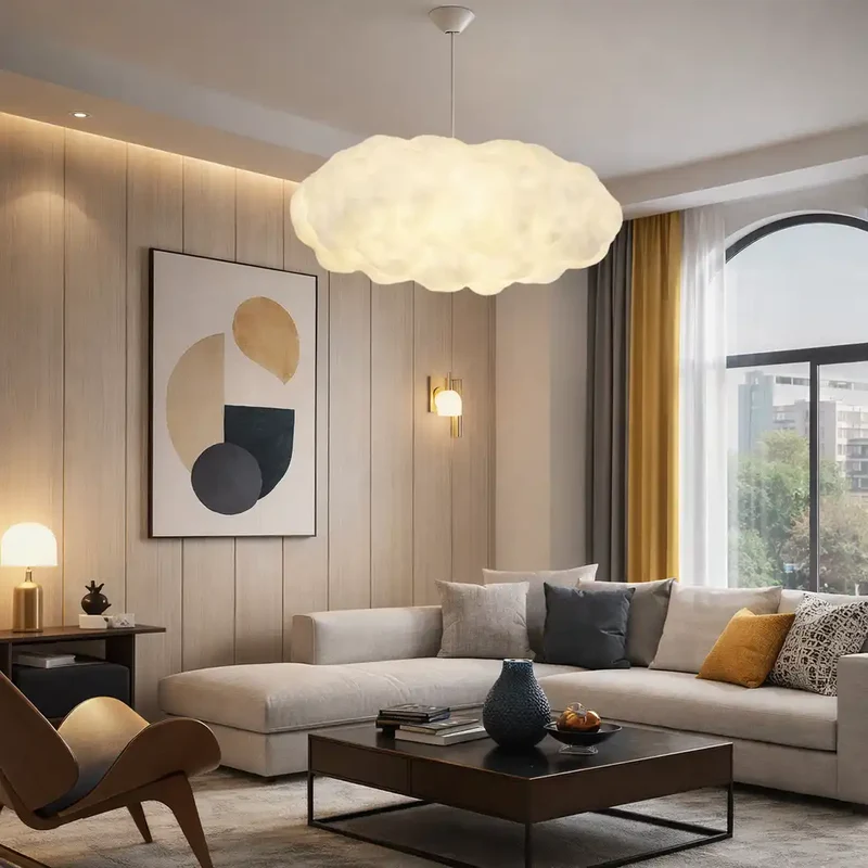 Euroselle Floating Cloud Pendant Light for Contemporary Dining Rooms