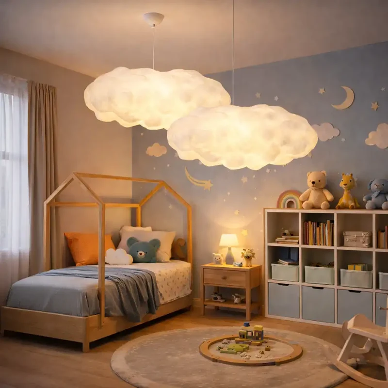 Euroselle Floating Cloud Pendant Light for Contemporary Dining Rooms