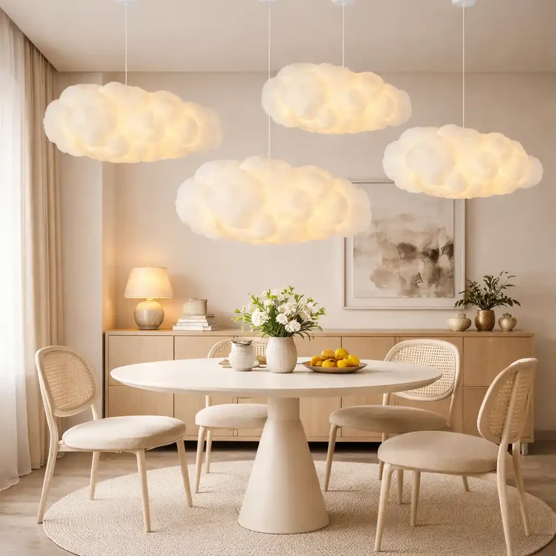 Euroselle Floating Cloud Pendant Light for Contemporary Dining Rooms