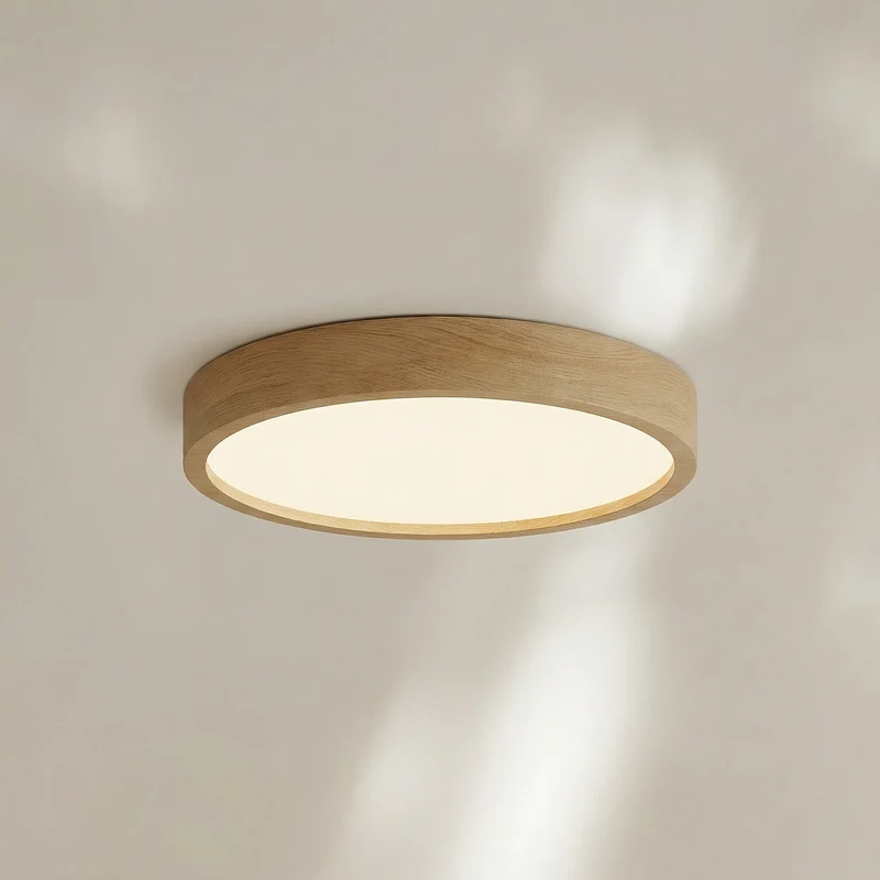 ArborLume Wood Grain Ceiling Lamp Elegant Minimalist Style Euroselle