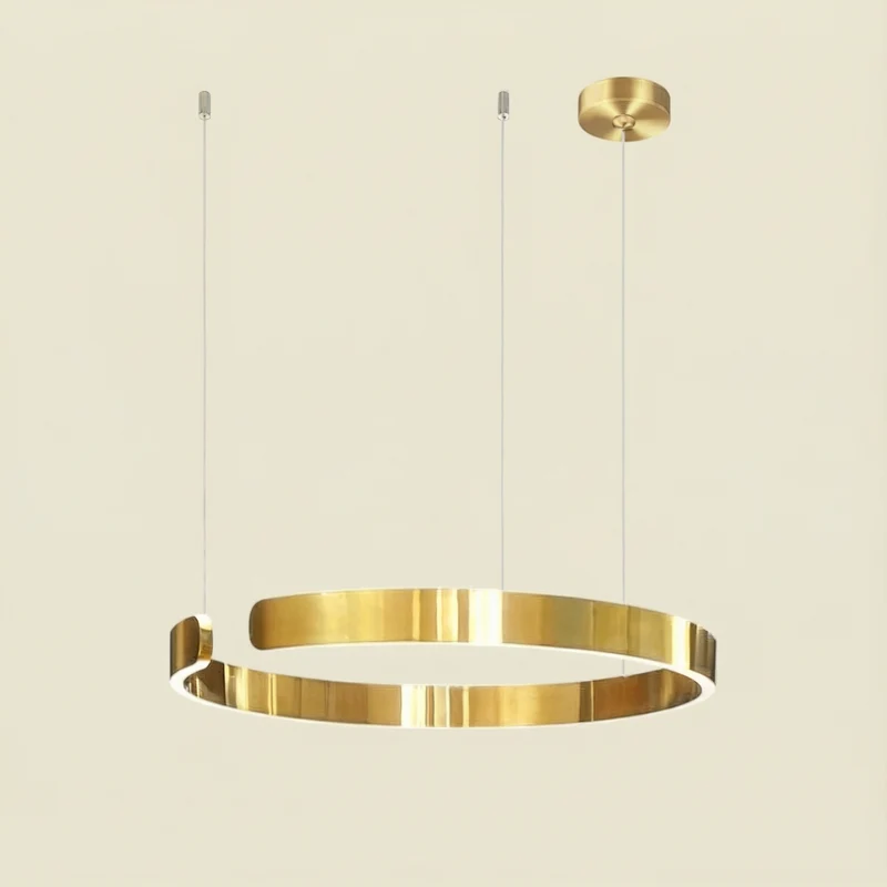 Luma Circle LED Pendant Light for Modern Living Rooms by Euroselle