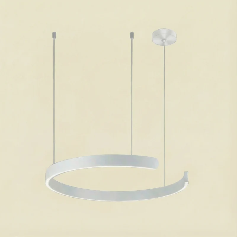Luma Circle LED Pendant Light for Modern Living Rooms by Euroselle