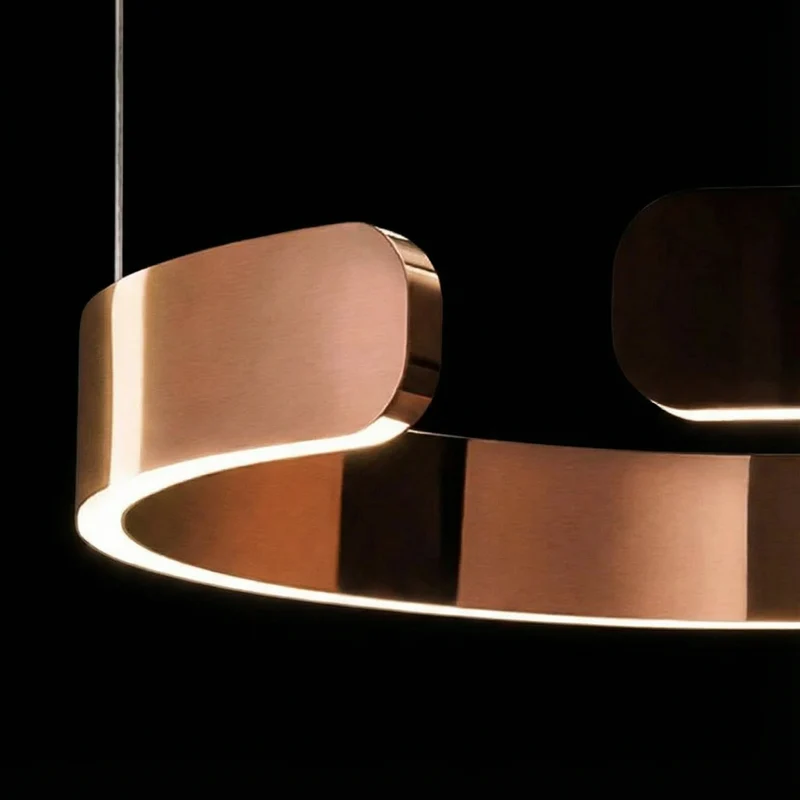 Luma Circle LED Pendant Light for Modern Living Rooms by Euroselle