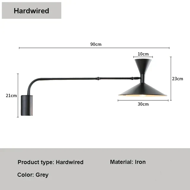 Nymera Nordic Swivel Arm Wall Lamp For Reading And Ambient Glow