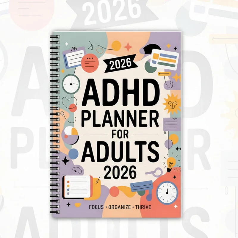 FOCUSVAULT 2026 Exclusive ADHD Planner Structured Daily And Weekly Productivity Journal Euroselle