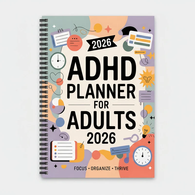 FOCUSVAULT 2026 Exclusive ADHD Planner Structured Daily And Weekly Productivity Journal Euroselle