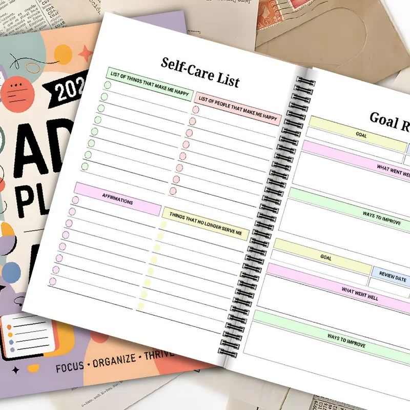 FOCUSVAULT 2026 Exclusive ADHD Planner Structured Daily And Weekly Productivity Journal Euroselle