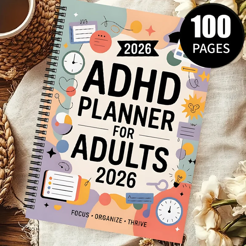 FOCUSVAULT 2026 Exclusive ADHD Planner Structured Daily And Weekly Productivity Journal Euroselle