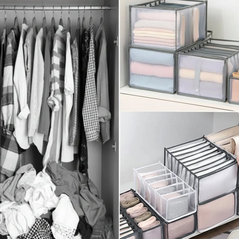 Euroselle Closet Organizer Keeps Clothes Neat and Wrinkle-Resistant