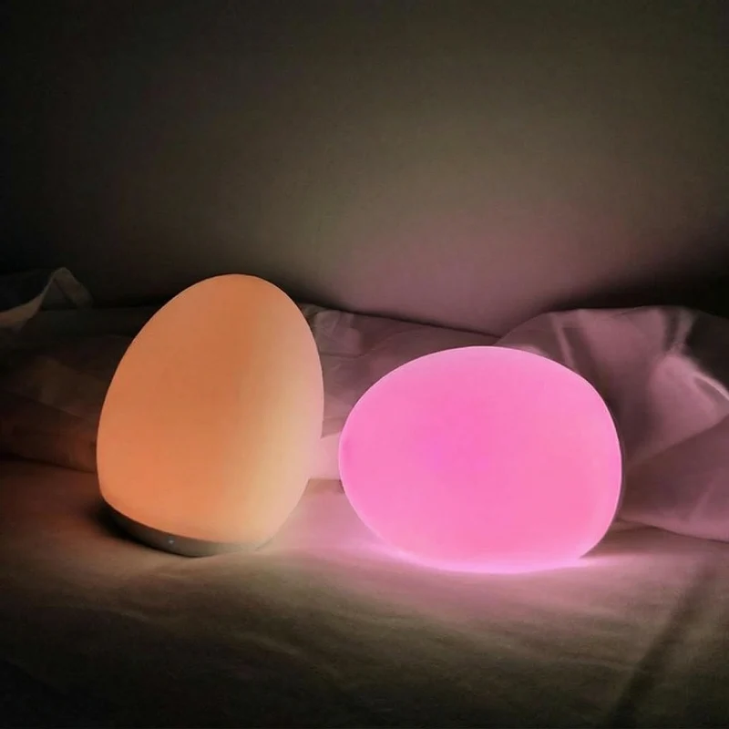 Euroselle Touch Control LED Night Light With RGB And Warm White, Portable 100h Battery Life