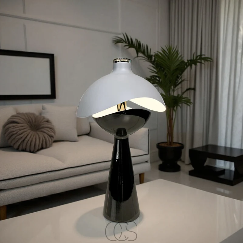 Euroselle Modern Table Lamp With Warm Ambience For Desk Or Home Office