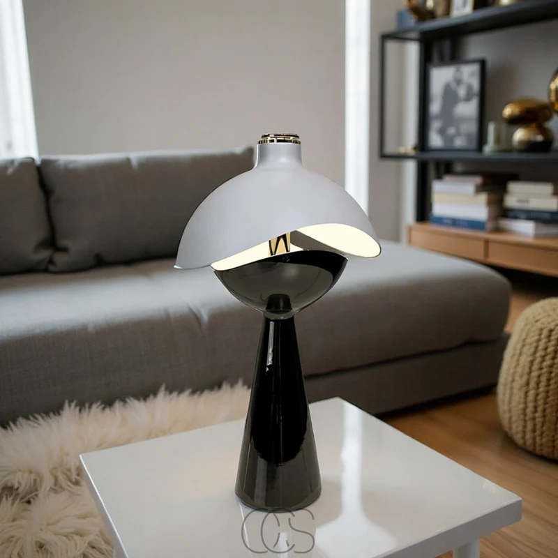 Euroselle Modern Table Lamp With Warm Ambience For Desk Or Home Office