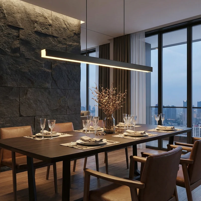 Asteria Dimmable Pendant Light For Kitchen Spaces By Euroselle