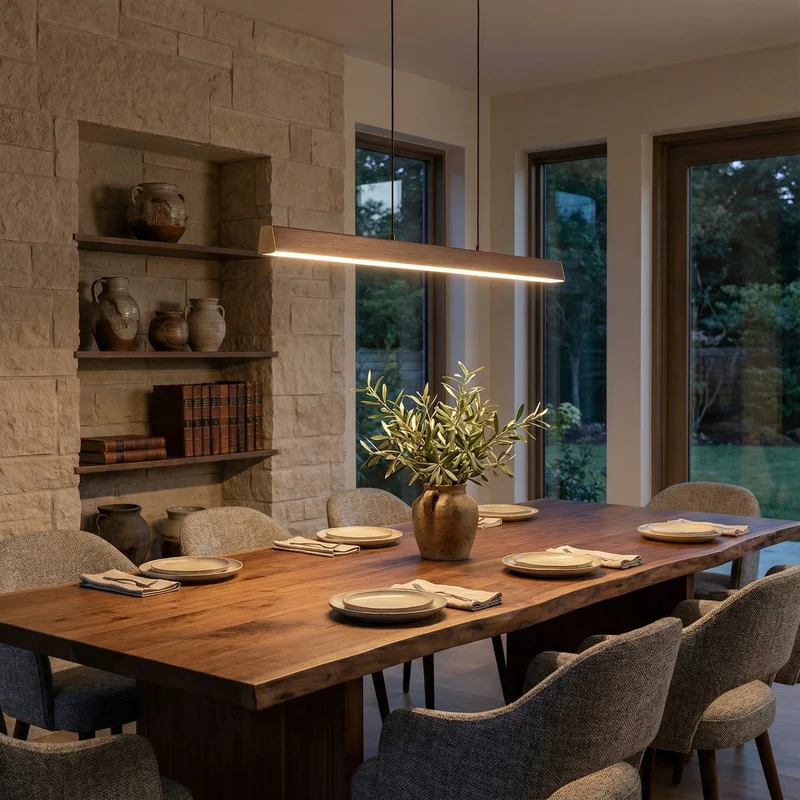 Asteria Dimmable Pendant Light For Kitchen Spaces By Euroselle