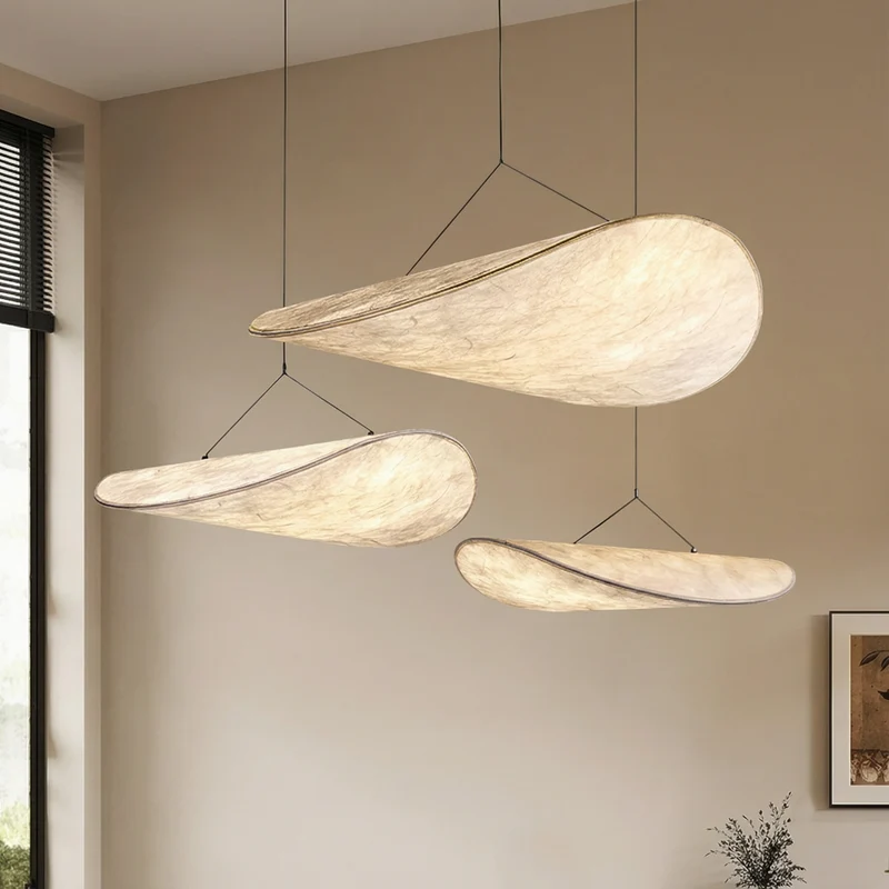 LumaSilk Japandi Style Pendant Light From Euroselle In Elegant Minimalist Design