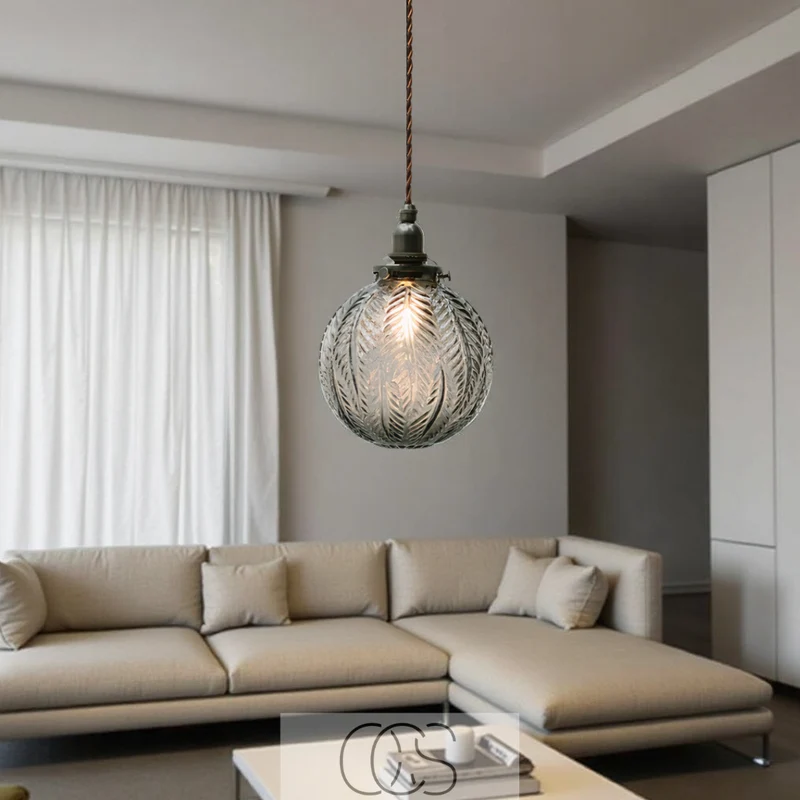 Smoked Gray Glass Pendant Lamp For Ambient Lighting Euroselle