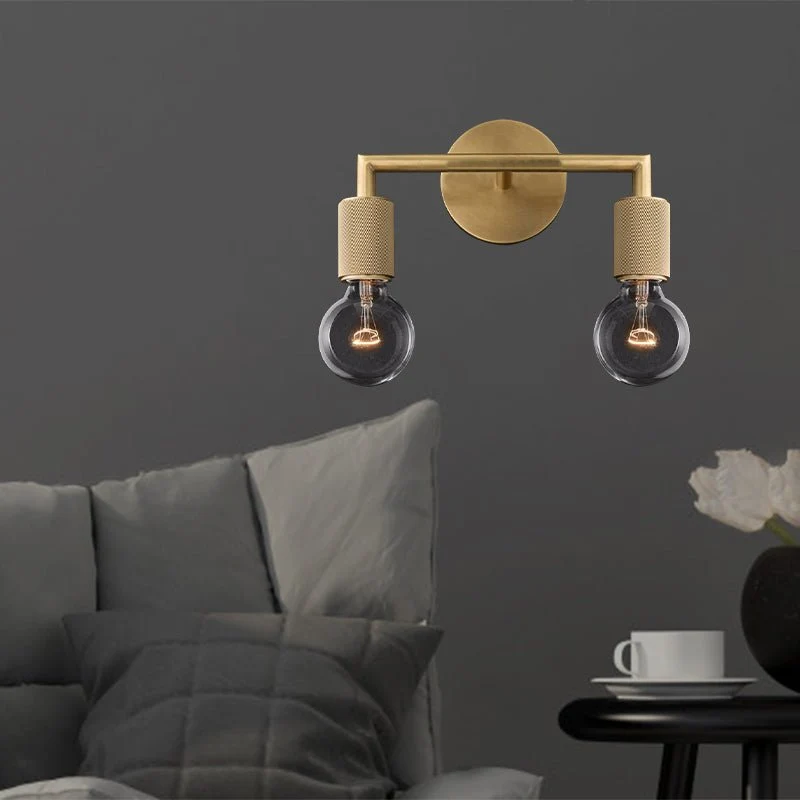 Euroselle Metal Wall Sconce With Adjustable Angle Indoor Light Fixture