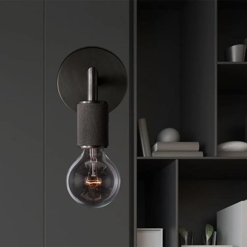Euroselle Metal Wall Sconce With Adjustable Angle Indoor Light Fixture