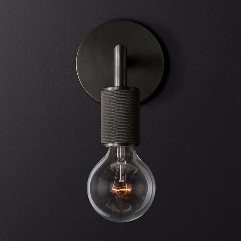 Euroselle Metal Wall Sconce With Adjustable Angle Indoor Light Fixture