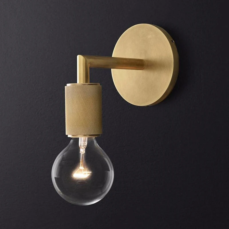 Euroselle Metal Wall Sconce With Adjustable Angle Indoor Light Fixture