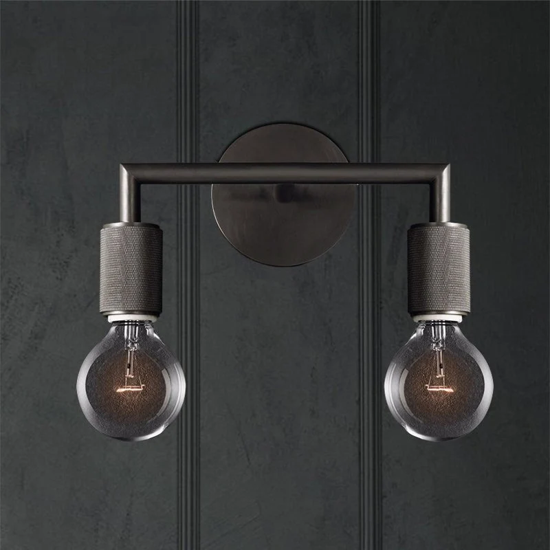 Euroselle Metal Wall Sconce With Adjustable Angle Indoor Light Fixture