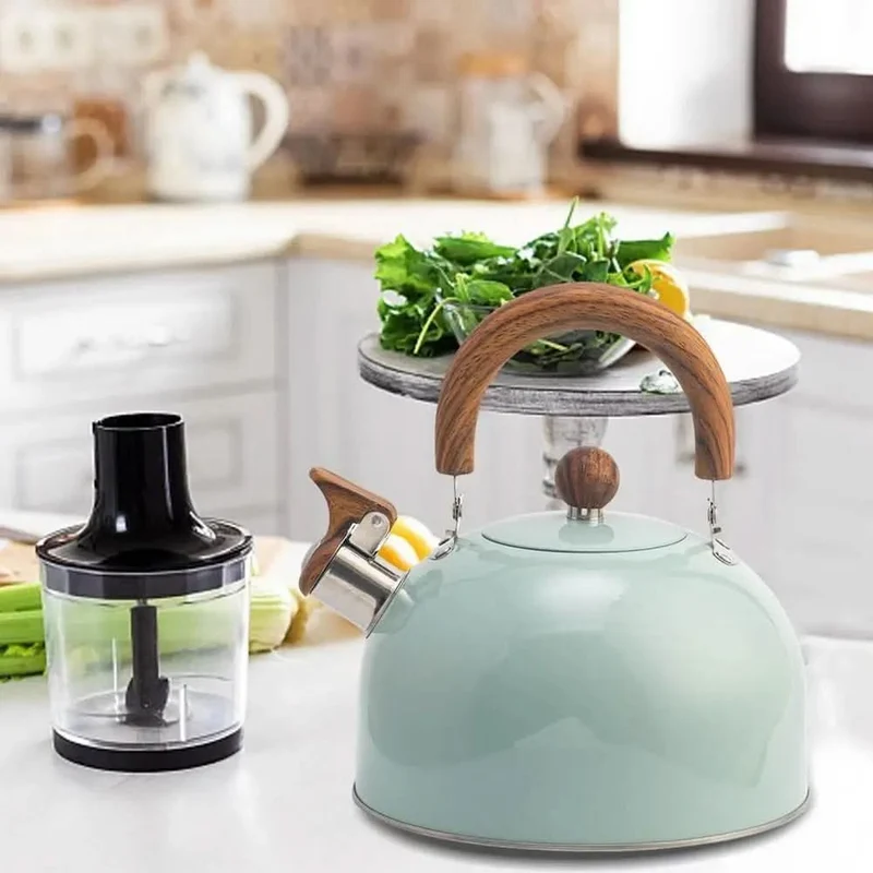 Euroselle 3 L Stainless Steel Whistling Tea Kettle