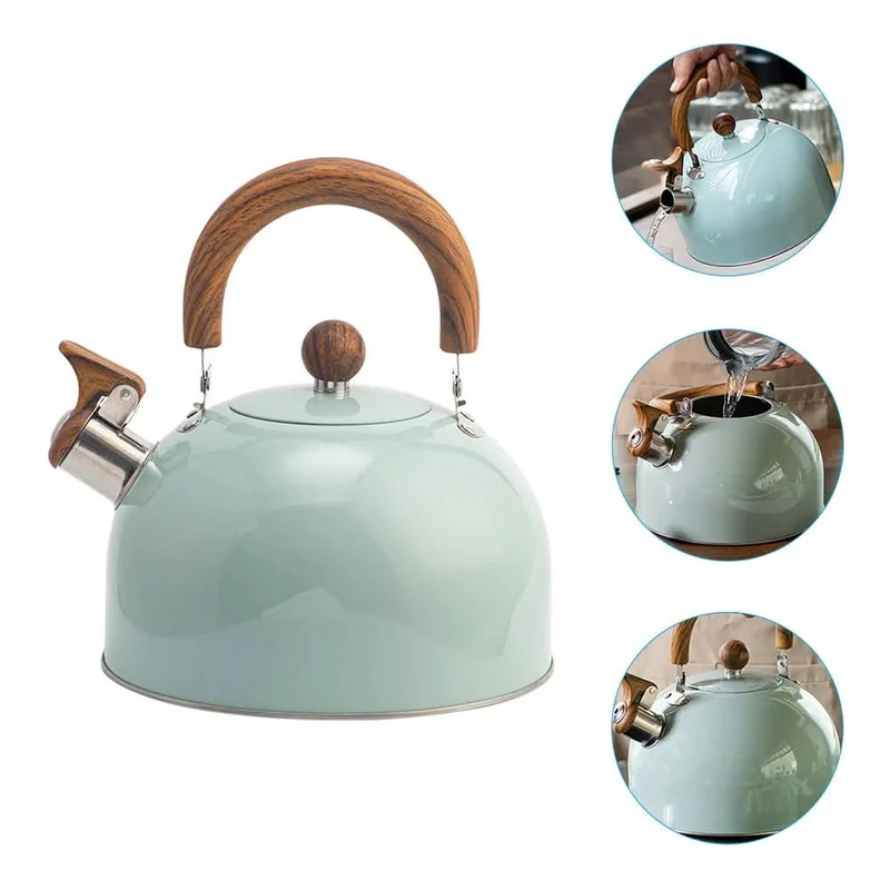 Euroselle 3 L Stainless Steel Whistling Tea Kettle