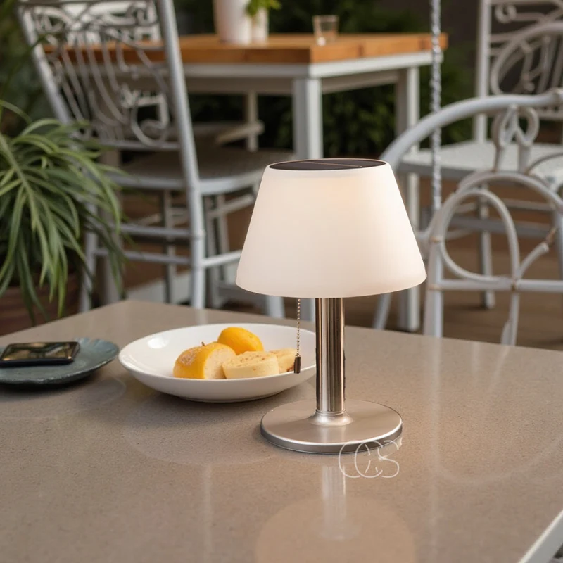 Euroselle Luxury Cordless Table Lamp With Touch Dimmable LED Lantern