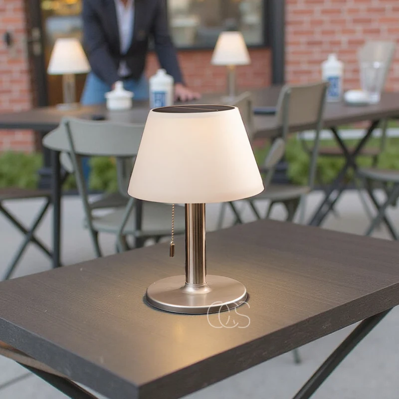 Euroselle Luxury Cordless Table Lamp With Touch Dimmable LED Lantern