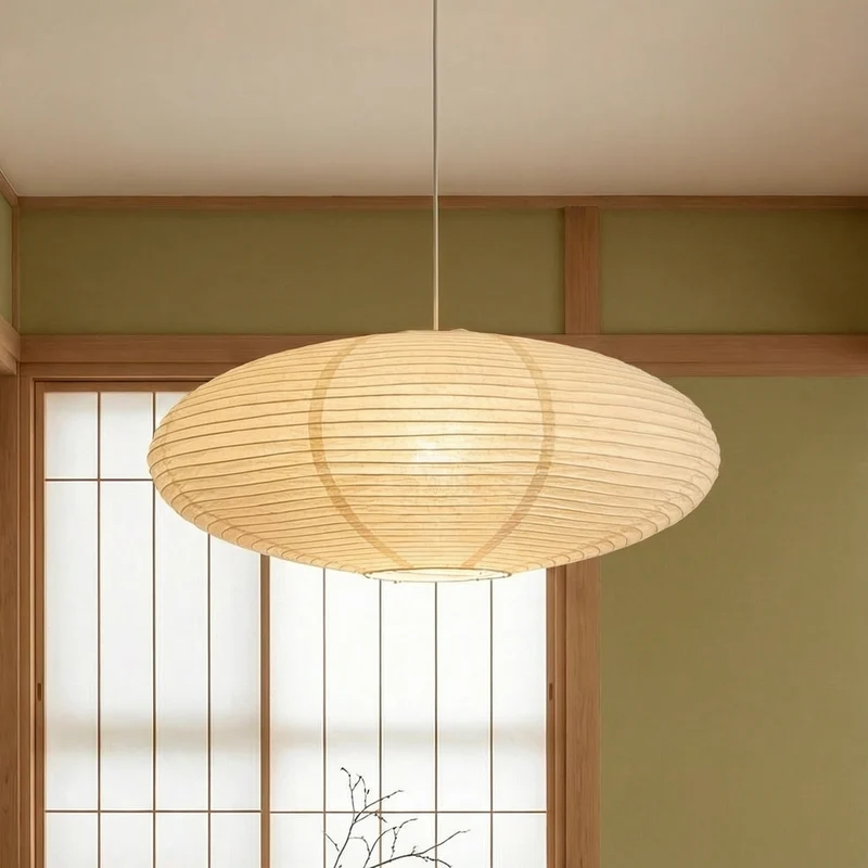 LumaNova Contemporary Paper Pendant Lamp For Kitchen By Euroselle