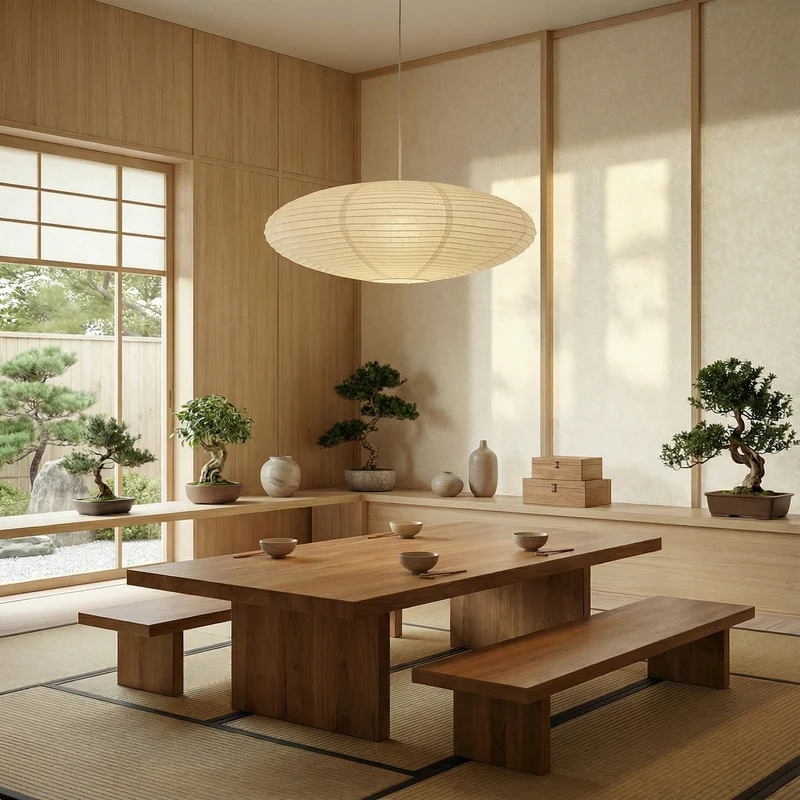LumaNova Contemporary Paper Pendant Lamp For Kitchen By Euroselle