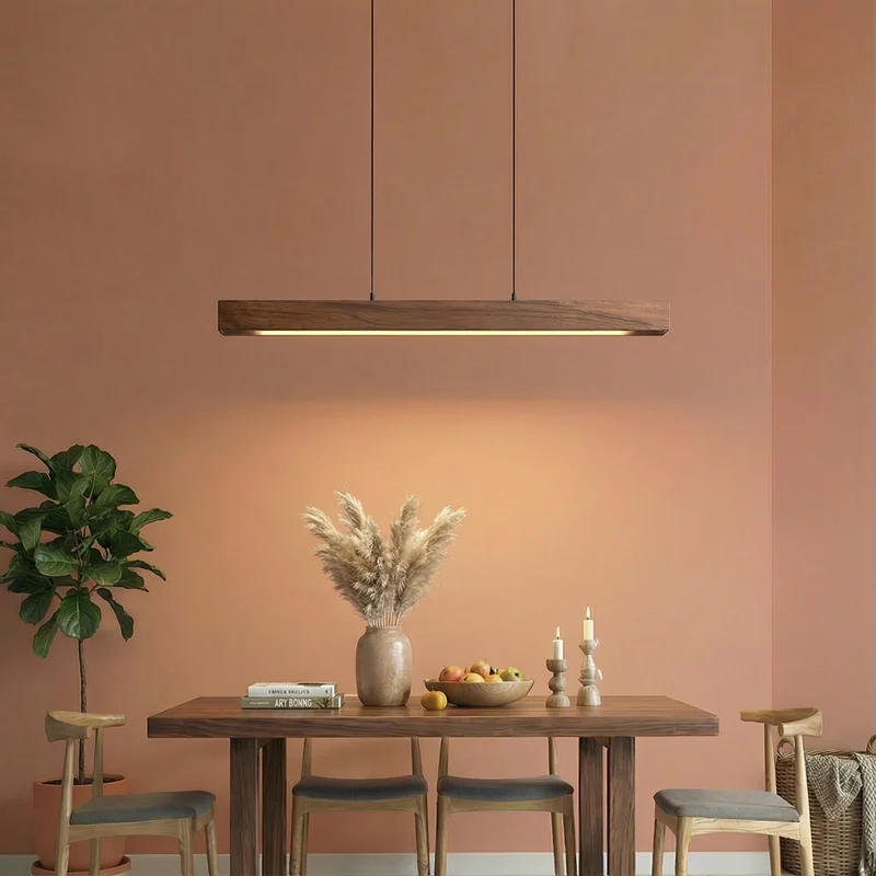 Nova Wood Kitchen Pendant Light With Elegant Wood Design Euroselle