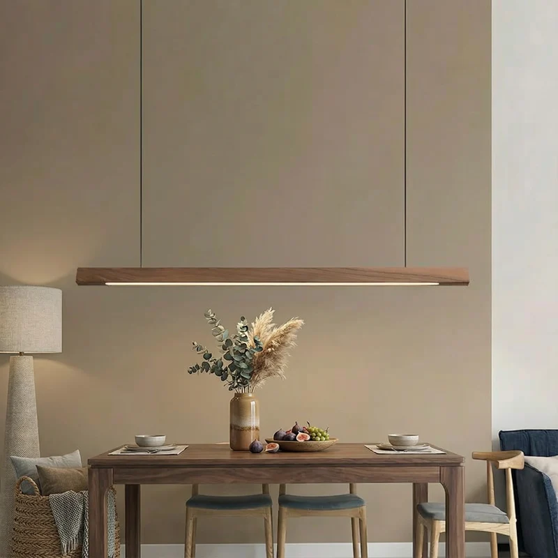 Nova Wood Kitchen Pendant Light With Elegant Wood Design Euroselle