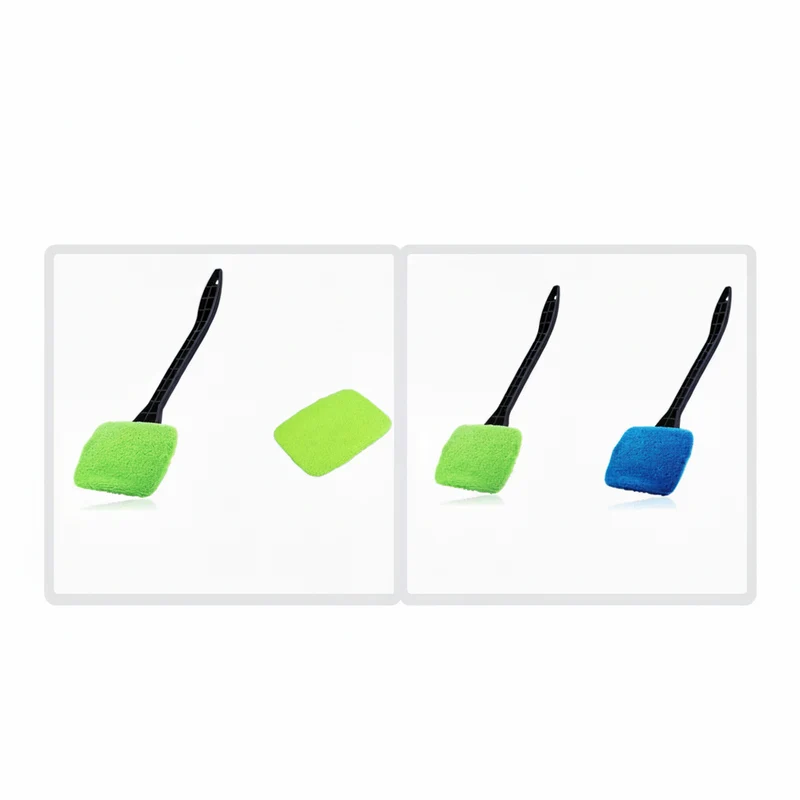 Long Handle Car Windshield Brush With Interior Glass Wiper Euroselle