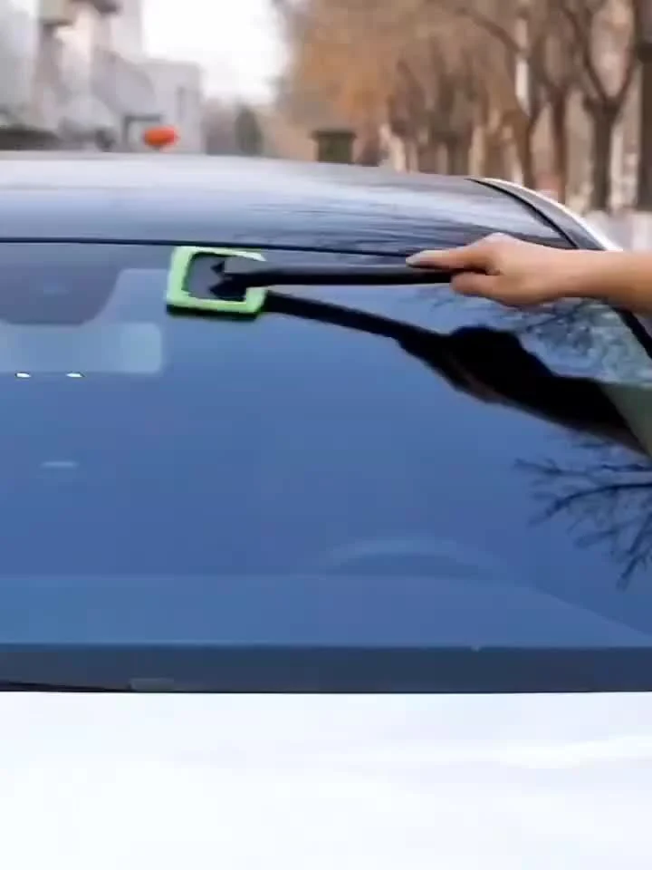 Long Handle Car Windshield Brush With Interior Glass Wiper Euroselle