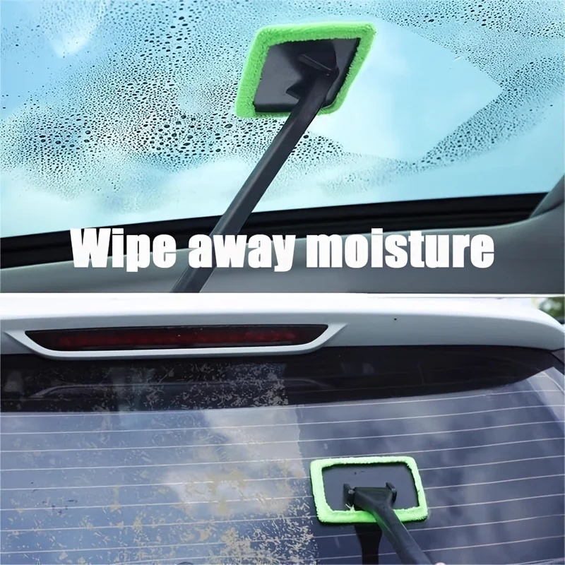 Long Handle Car Windshield Brush With Interior Glass Wiper Euroselle