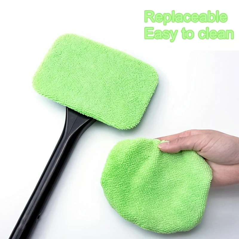 Long Handle Car Windshield Brush With Interior Glass Wiper Euroselle