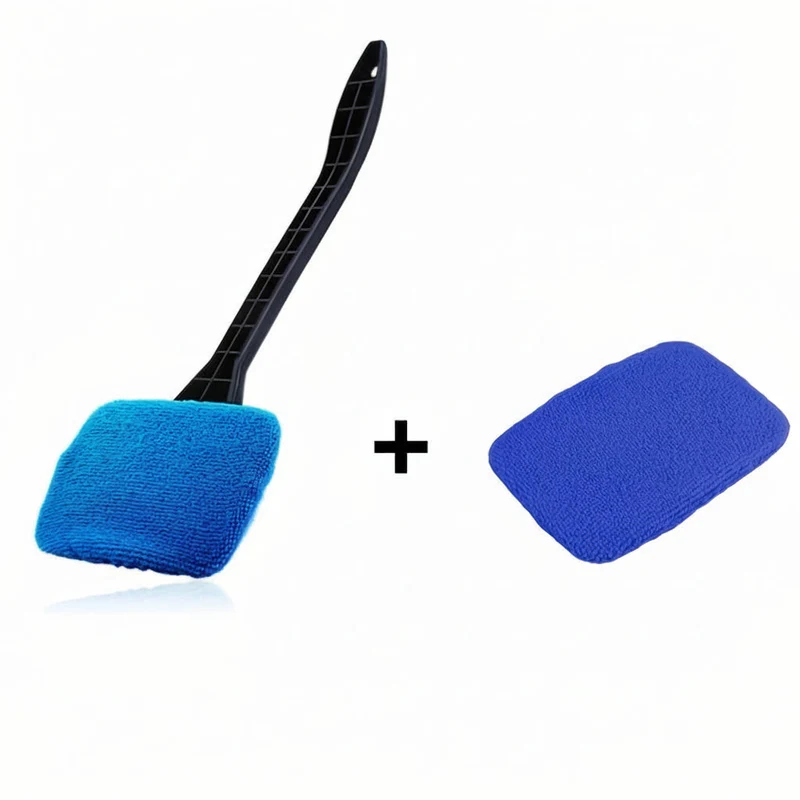 Long Handle Car Windshield Brush With Interior Glass Wiper Euroselle