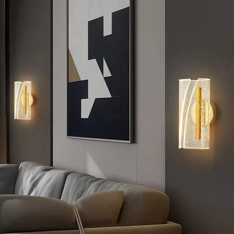 Euroselle Nordic Black Metal LED Wall Light For Indoor Ambient Lighting