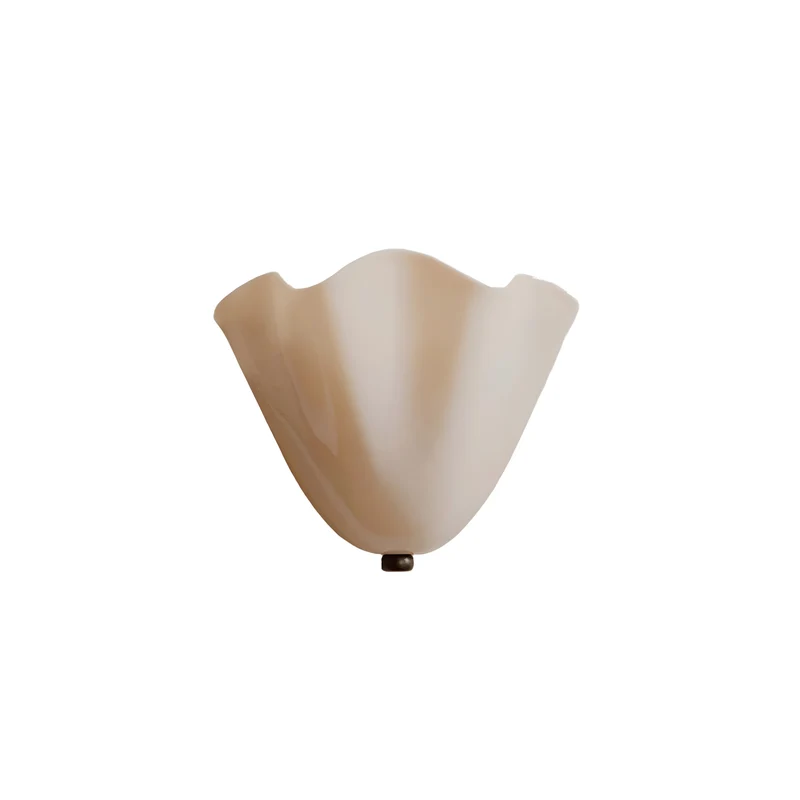 Euroselle Retro Glass Wall Sconce Warm LED Accent Light