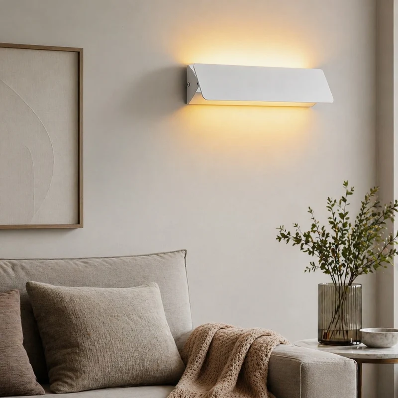 Euroselle Adjustable Beam LED Wall Light With COB Aluminum Indoor Wall Mount