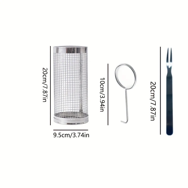 Euroselle Portable Heat-Resistant Grill Set For Open Flame Cooking