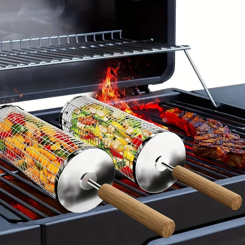 Euroselle Portable Heat-Resistant Grill Set For Open Flame Cooking
